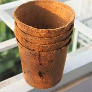 Wholesale biodegradable plastic: Supply in Bulk Coconut Fiber Pot/ Biodegradable Coconut Coir Pot