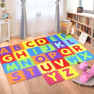 Wholesale puzzle mat: EVA Foam Puzzle Mat,Foam Mats,EVA Foam Interlocking Floor Mats,26 Titles Baby Play Mat