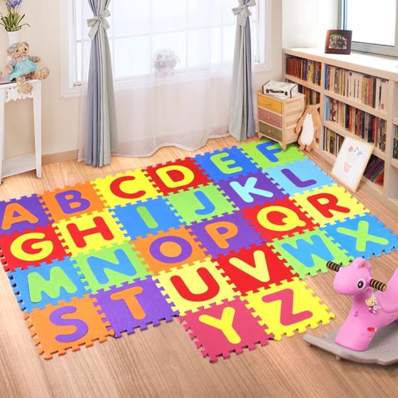 9pcs EVA Schaumstoffmatte Multi Colors Kinder Puzzle Mat Boden Pad Sets 