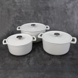 Wholesale casting handle: Sarchi 5 Quart Round Enameled Cast Iron Stock Pots