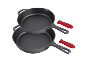 Wholesale glass crafts: Anti-rust Nitriding Cast Iron Skillet