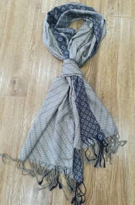 Wholesale high quality men scarf: Diamond and Dot Men Long Scarf