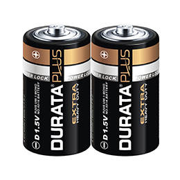 Wholesale carbon zinc battery: Durata Plus Extra Heavy Duty Carbon-zinc Battery R20s-metal Jacket