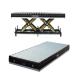 Roller Top Hydraulic Scissor Lift Tables with Double Scissor Heavy Duty 4500 Kgs for Conveyor