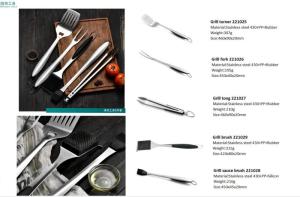 Wholesale grill brush: Grill Turner Grill Fork Grill Tong Grill Sauce Brush