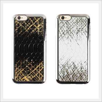 Real Skin Python Natural Leather Backcover Cell Phone Case