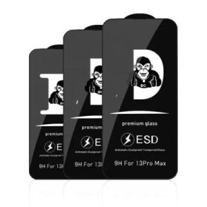 Wholesale samsung phone: Esd Anti Static 3D Screen Protector for IPhone 11 12 13 Pro Max