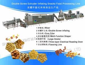 Wholesale inflatable pillow: Co-extrusion Snacks Puffs Processing Line