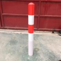 Sell PX-J007 white and red steel warning column steel bollard