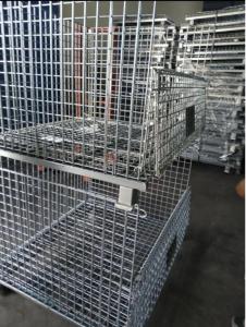 Wholesale wire wire mesh: Second-Hand/Used Foldable Wire Mesh Container (No Lid)