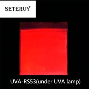 Wholesale uv ink: Factory Supply UV Invisible Fluorescent Pigment Red R617 for Security Inks (UVA-RS53)