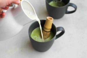 Wholesale benefit: New Green Tea Matcha Powder Made with Milk T2