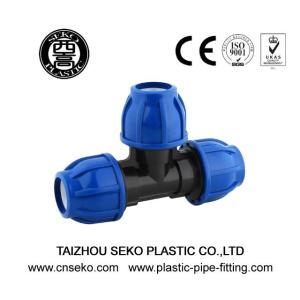 Wholesale Pipe Fittings: equal Tee 20mm-110mm PP PE Compression Fittings