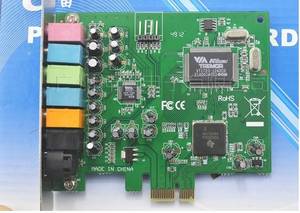 Wholesale audio card: PCI Express Sound Card 7.1 Channel / 8 Channel Audio Card with SPDIF Input Output