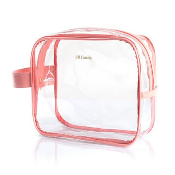 transparent cosmetic bag