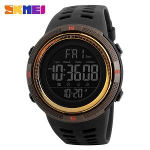 Wholesale water resistant watch: New Concept Cheap Electronic Watch 5ATM Water Resistant Chronograph Stainless Steel Sport Watch Men