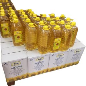 Wholesale bottle label: Refined Sunflower Oil