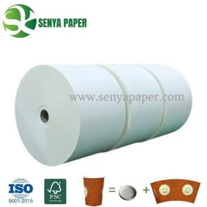 Wholesale paper cups: PE Coated  Roll Raw Materials for Paper Cups Food Grade Cupstock Bobins Virgin Wood Pulp Paper