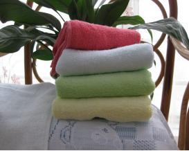 Wholesale cotton towel: Bamboo Cotton Small Square Towel
