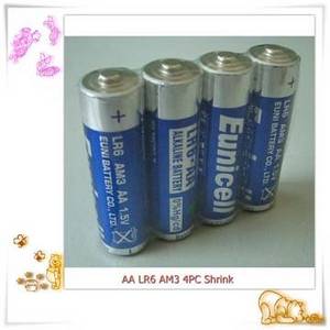 Wholesale lr6 alkaline battery: AA LR6  1.5V Alkaline Dry Batteries