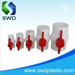 Wholesale pvc ball: SCH40 PVC Compact Ball Valves with White Color