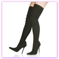 thick thighs in thigh high boots