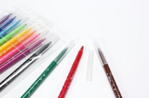 Wholesale Art Supplies: 12 Color Washable Non-toxic Felt Tip Fiber Tip Watercolor Pen for Students and Children's Art