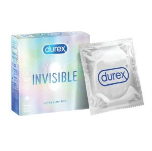 Wholesale Lubricants: Durex Condoms Invisible Extra Sensitive 3s and 10s