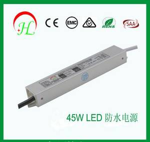 Wholesale constant voltage: LED Waterproof Constant Voltage  Power Supply 45W 12V 5A SAA CE TUV LVD EMC