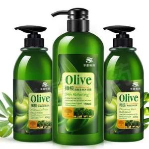 Wholesale hair shampoo: Natural Olive Extract Summer Oil Control Beauty Hair Shampoo for Dry Hair