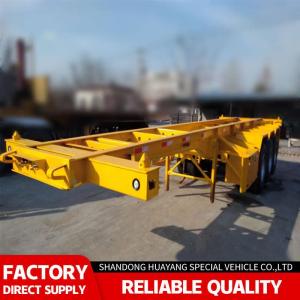 Wholesale truck: 20 TONS-80 Tons Truck Trailer 3 Axles 4 Axles Skeleton 20 Feet Container Semi-trailer