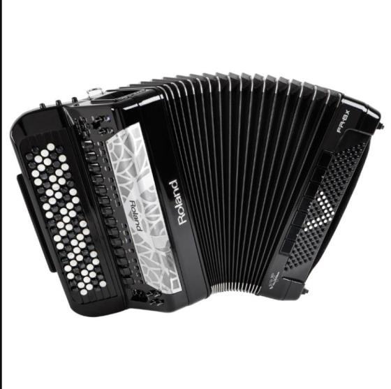 Roland FR-8XB V-Accordion, Button-Type, Black
