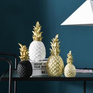 Wholesale accessories: Home Decor Ceramic Art & Craft Pineapple Saving Bank Home Accessories Decoration