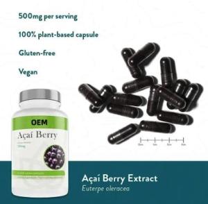 Wholesale acai berries: Dietary Supplement Antioxidant Weight Loss Diet Slimming Acai Berry Capsules