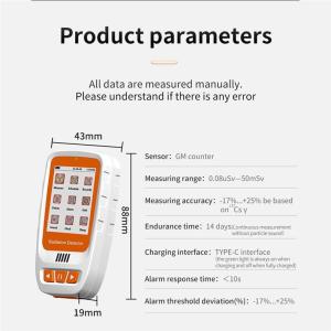 Wholesale measuring instruments: HFS-20 Nuclear Radiation Detector CT/X/Y Radiation Personal Dose Alarm Counter Measuring Instrument