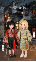 30cm Kimono Girl Japanese Style Babi 6cm BJD Doll Simulation Joint Girl Toy