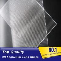70 LPI 3D Lenticular Plastic Sheets 0.9mm Lenticular Lamination Film PET Flip Lenticular Sheets