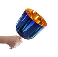 Hand-Held Crystal Singing Bowls Sound Bowls Set Sound Healing Handle Musical Instruments