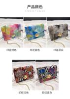 2022 New Snake Camouflage Fashion Versatile Crossbody Chain One Shoulder Small Square Bag
