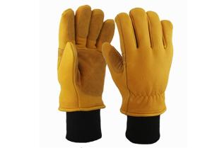 Wholesale work gloves: Buckskin Safety Work Gloves/BLG-02