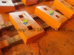 Wholesale 13cr: High Manganese Mn13Cr2 Steel Impact Plate for Impact Crusher