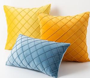Wholesale d: Velvet Pillow Cover 45x45cm 3D Velvet Cushion Cover