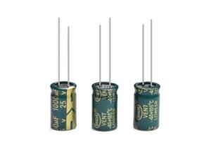 Wholesale quick charging: 1000uf25V Radial Electrolytic Capacitor