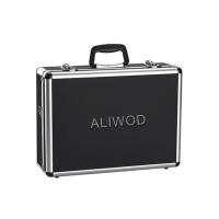 ALIWOD Large Aluminum Tattoo Kit Carrying Case Box Tattoo Carrying Tour Convention