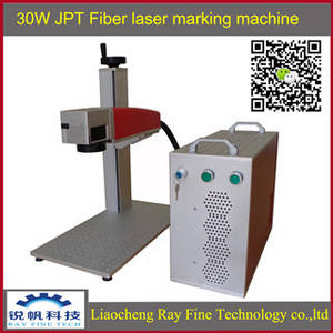 Wholesale silicone keypads: RF-F-30W Deep Marking Fiber Laser Marking Machine RAYFINE BLANCA YAN