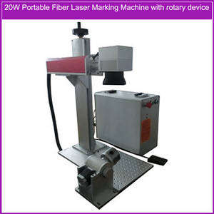Wholesale Laser Equipment: 20W Portable  Fiber Laser Marking Machine for Metal,  20W Fiber Laser Engraving Machine for Metal