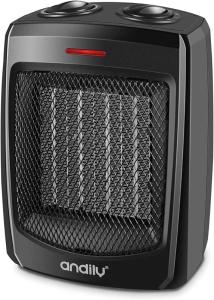 Wholesale for: Andily Space Heater Electric Heater for Home and Office Ceramic Small Heater with Thermostat, 750W 1