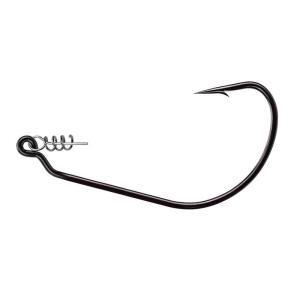 Wholesale accessory hooks: Worm Hook with Lock Stitch Soft Lure Bait Single Hooks Grub Fishhook Texas Rig Accessories