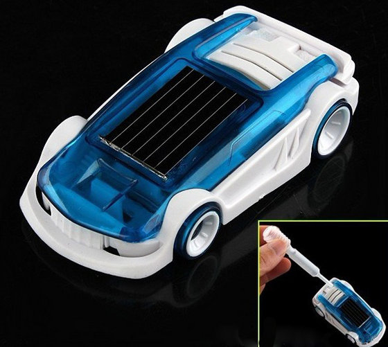 Solar Power Intellectual DIY Toy Brine Car Solar Toy Car Kids Christmas ...