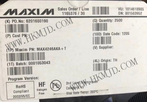 Amplifiers MAX4246AKA Linear